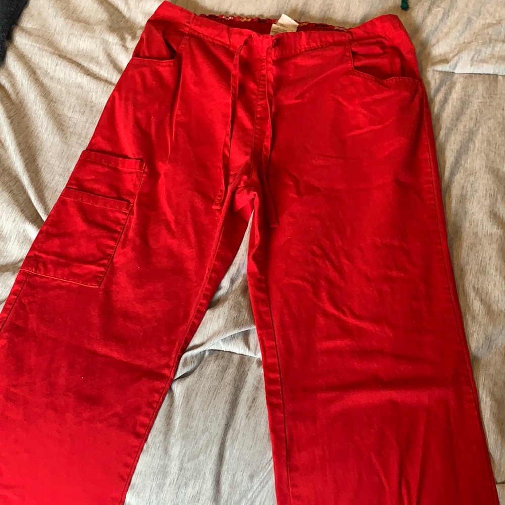 Red Dickies Scrub Bottoms size XS tall